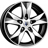 K&K Crossline 6,5x16 5x114,3 ET50 dia 66,1 алмаз черный Россия
