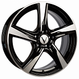 Vector B201 7x17 5x100 ET45 dia 67,1 алмаз черный