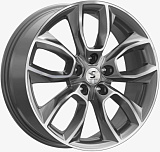 K&K Premium Series КР001 (18_Kodiaq) 7x18 5x112 ET43 dia 57,1 diamond gloss graphite