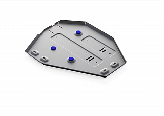 Алюминиевая защита топливного бака Rival на Kia Sorento 2012- 2.2d; 2.4; полный привод (толщина 4 мм)