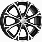 K&K Блюз 6x15 4x100 ET46 dia 54,1 алмаз черный Россия