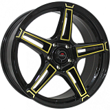 Yokatta Model-35 8x18 5x112 ET39 dia 66,6 BK+Y