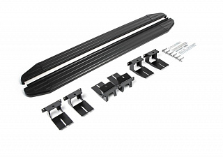 Порог-площадка Rival Premium-Black для Jeep Grand Cherokee 2010-2013-