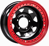Offroad wheels OFW с бедлоком 8x16 6x139,7 ET-19 dia 110,5 черный