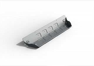 Алюминиевая защита рулевых тяг Rival на Jeep Wrangler JK 4D 2007-2018 2.8d; 3.6; 3.8; АКПП (толщина 6 мм)