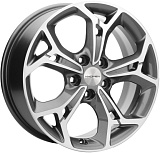 Khomen Wheels KHW1702 (Kodiaq/Tiguan) 7x17 5x112 ET40 dia 57,1 gray-FP
