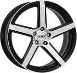 Dotz CP5 dark 7x17 5x100 ET38 dia 60,1 black polished