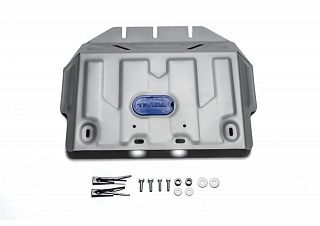 Алюминиевая защита картера Rival на Toyota Land Cruiser 150 Prado 2013-2017 2.7; 3.0d; 4.0; 2.8d (толщина 4 мм)