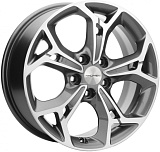 Khomen Wheels KHW1702 (Changan CS35/CS35 Pro) 7x17 5x110 ET46 dia 63,3 gray-FP