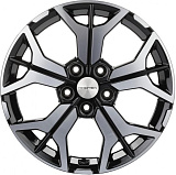 Khomen Wheels KHW1715 (RAV4) 7x17 5x114,3 ET39 dia 60,1 black-FP Россия