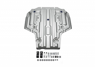 Алюминиевая защита КПП Rival на Audi A5 2016- 2.0 (249л.с.); АКПП; полный привод (толщина 4 мм)