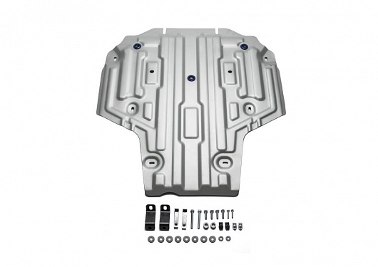 Алюминиевая защита КПП Rival на Audi A5 2016- 2.0 (249л.с.); АКПП; полный привод (толщина 4 мм)