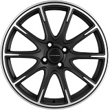 Khomen Wheels KHW1707 (KIA Rio I/II Solaris I/II) 6,5x17 4x100 ET44 dia 54,1 black matt-FP