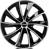 Rial Lugano 7,5x17 5x100 ET36 dia 63,3 diamond black front polished