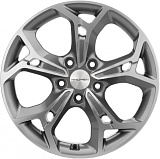 Khomen Wheels KHW1702 (Changan/Geely/Lexus/Toyota) 7x17 5x114,3 ET45 dia 60,1 gray-FP