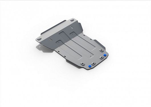 Алюминиевая защита радиатора + картера Rival на Land Rover Discovery 4 2009-2015 все (толщина 6 мм)