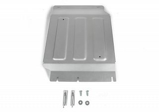 Алюминиевая защита раздаточной коробки Rival на Mercedes-Benz X-Class 2018- 2.3TD; полный привод (толщина 4 мм)