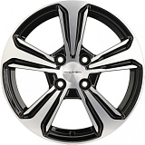 Khomen Wheels KHW1502 (Solano) 6x15 4x100 ET45 dia 54,1 black-FP Россия