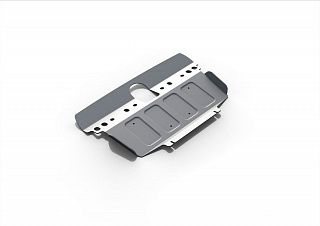 Алюминиевая защита радиатора Rival на Nissan Patrol 2010- 5,6 (толщина 6 мм)