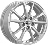 K&K КС1005 6x15 5x100 ET38 dia 57,1 сильвер Россия