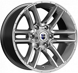 K&K Алгама 8x17 6x139,7 ET-10 dia 106,1 дарк платинум