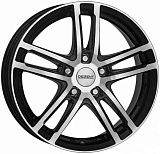 Dezent TZ dark 7,5x18 5x114,3 ET38 dia 71,6 black polished