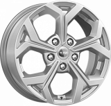 K&K КС878 6,5x16 5x108 ET50 dia 63,35 сильвер