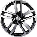 Khomen Wheels KHW1612 (Toyota/Suzuki) 6,5x16 5x114,3 ET45 dia 60,1 black-FP