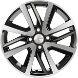 Khomen Wheels KHW1609 (Vesta/Largus) 6x16 4x100 ET50 dia 60,1 black-FP