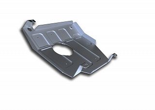 Алюминиевая защита топливного бака Rival на Mercedes-Benz GL 2012-2016 350d (толщина 4 мм)