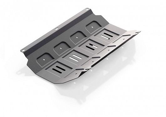 Алюминиевая защита радиатора Rival на Mitsubishi Pajero Sport 2008-2016 все (толщина 4 мм)