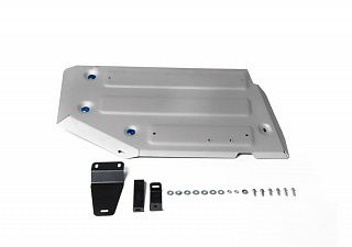 Алюминиевая защита топливного бака Rival на Renault Kaptur 2016- 1.6; передний привод (толщина 4 мм)