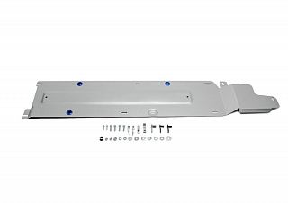 Алюминиевая защита топливных трубок Rival на Nissan X-Trail 2015-2018 2.0; 2.5 (толщина 4 мм)