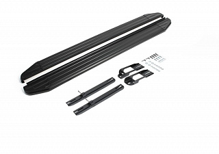 Порог-площадка Rival Premium-Black для Nissan Juke 4WD 2010-2014-2016