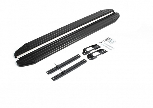 Порог-площадка Rival Premium-Black для Nissan Juke 4WD 2010-2014-2016