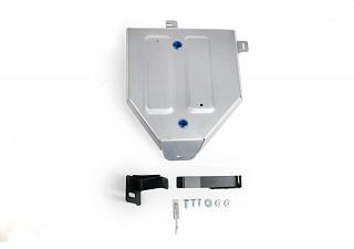 Алюминиевая защита топливного бака Rival на Kia Sportage 2016-2018 1.6T (177л.с); 2.0; 2.0d (толщина 4 мм)