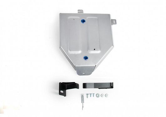 Алюминиевая защита топливного бака Rival на Kia Sportage 2016-2018 1.6T (177л.с); 2.0; 2.0d (толщина 4 мм)