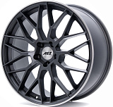 AEZ Crest dark 7.5x17 5x114.3 ET48 dia 71.6 anthracite matt polished lip