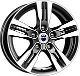 K&K Siberia 6,5x15 5x114,3 ET45 dia 67,1 алмаз черный Россия