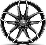 Rial Lucca 6,5x16 4x100 ET46 dia 54,1 diamond black front polished