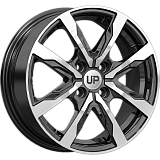 Wheels UP Up122 6x15 4x100 ET47 dia 60,1 new diamond