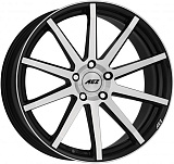 AEZ Straight 9.5x19 5x112 ET25 dia 70.1 black polished