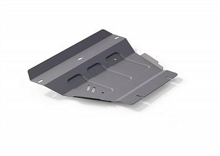 Алюминиевая защита раздаточной коробки Rival на Volkswagen Amarok 2016- 2.0d; 3.0d (толщина 4 мм)