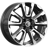 iFree Replica КС1026 (ZV 16_Rio) 6,5x16 4x100 ET46 dia 54,1 алмаз черный Россия