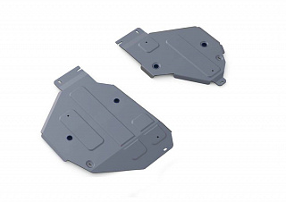 Алюминиевая защита топливного бака Rival на Audi Q7 2015- 3.0; 3.0d (толщина 4 мм)