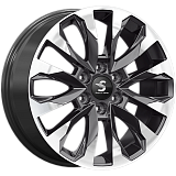 K&K Premium Series КР007 (20_Haval H9) 8x20 6x139,7 ET42 dia 75,1 diamond black gris