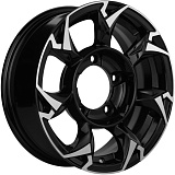 Khomen Wheels KHW1505 (Lada NIVA 4x4) 5,5x15 5x139,7 ET5 dia 98,5 black-FP