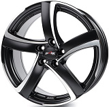 Alutec Shark 7,5x17 5x100 ET35 dia 63,3 racing black front polished