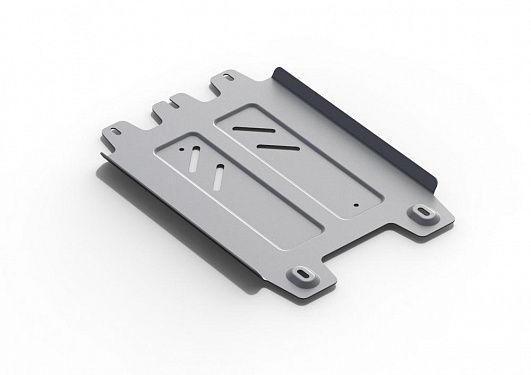 Алюминиевая защита КПП Rival на Toyota Tacoma 2018- 3.5; полный привод (толщина 6 мм)