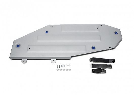 Алюминиевая защита топливного бака Rival на Toyota Land Cruiser 200 2015- 4.5d (толщина 4 мм)